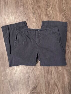 GAP Women's Pinstriped Wide-Leg Jeans